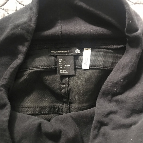 H&M Black Maternity Jeans Size 14 - Picture 3 of 3